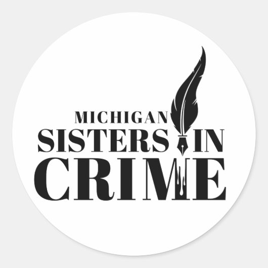 MI Sisters in Crime Sticker (Devant)