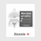 Mia - "Als ik groot word..." Sticker (Vel)