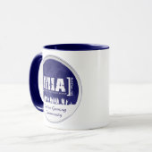 MIA Blue Coffee-Mok Mok (Voorkant links)