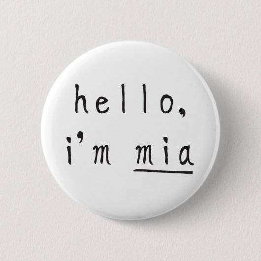 mia , boe & vrienden knop ronde button 5,7 cm (Voorkant)