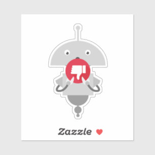 Mia duimen-omlaag sticker