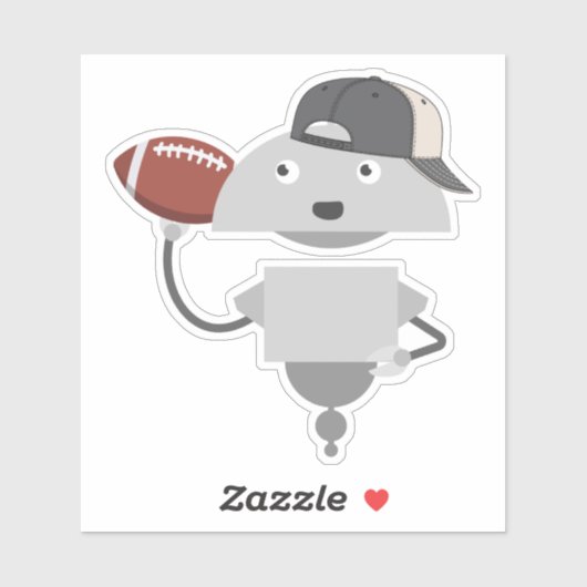 Mia Football Speler Sticker (Vel)