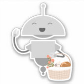 Mia geschenkmand sticker (Voorkant)