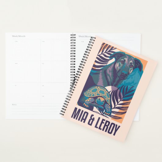 Mia Leroy Dog Tortoise Planner (Display)
