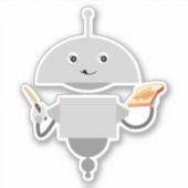 Mia maakt toast sticker (Voorkant)