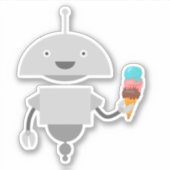 Mia met ijs sticker (Voorkant)