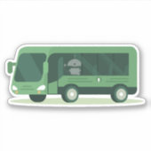 Mia op bus sticker (Voorkant)