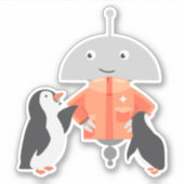 Mia pinguïns sticker (Voorkant)