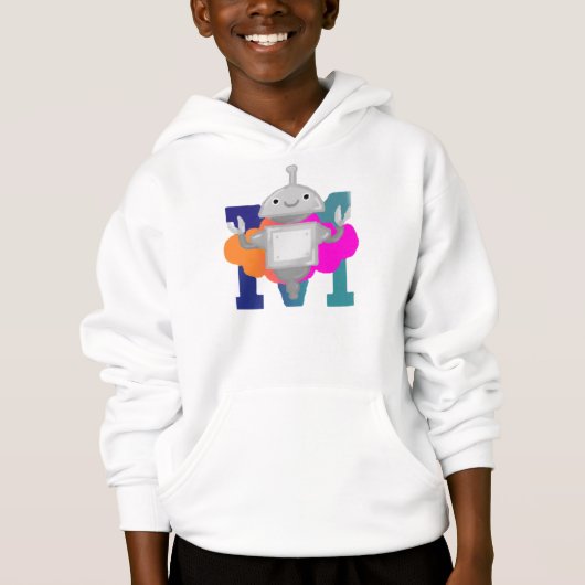 Mia Robot Sweatshirt- 2022 Design Contest Winner H (Voorkant)
