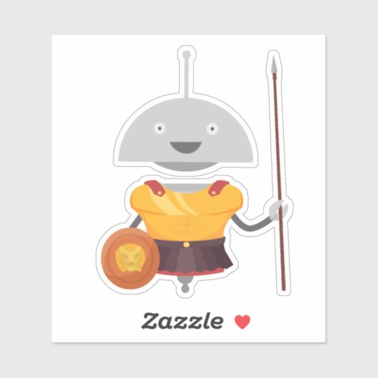 Mia roman soldaat sticker (Vel)