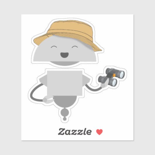 Mia verrekijker sticker (Vel)