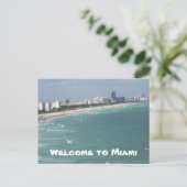 Miami 1 Briefkaart (Staand voorkant)