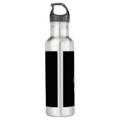 Miami 80s Dolphin Silhouette Souvenir Dolp Waterfles (Achterkant)