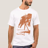 Miami À Diani Kite Surfer Island T-Shirt Orange (Devant)