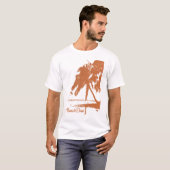 Miami À Diani Kite Surfer Island T-Shirt Orange (Devant entier)