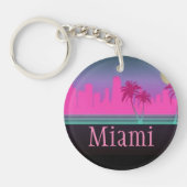 Miami - Acryl Sleutelhanger (Voorkant)