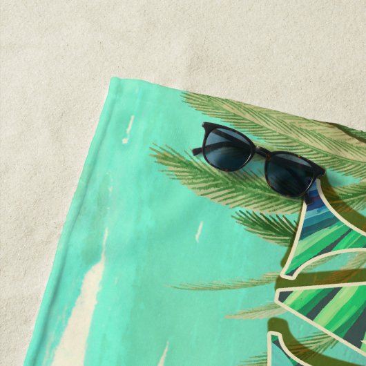 Miami Amusant dans la serviette Sun (En situation)