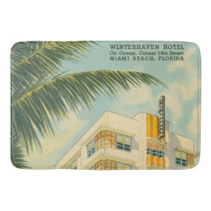 Miami Art Deco Bath Mat
