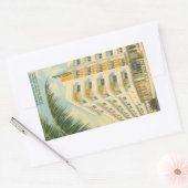  Miami Art Deco Rechthoek Stickers (Envelop)