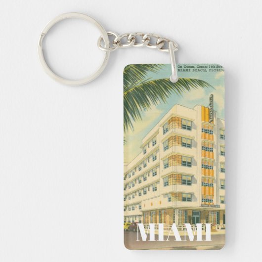  Miami Art Deco Sleutelhanger (Voorkant)