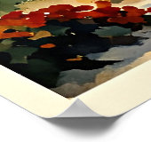 Miami Beach, affiche de voyage en Floride (Coin)