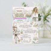 Miami Beach Bachelorette Weekend Itinerary Kaart (Staand voorkant)