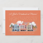 Miami Beach Bachelorette Weekend Kaart (Voorkant)