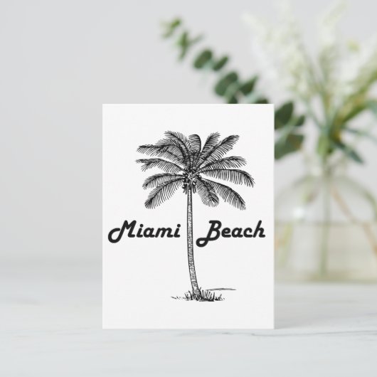 Miami Beach Briefkaart (Staand voorkant)