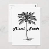 Miami Beach Briefkaart (Voorkant / Achterkant)