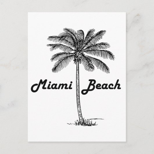 Miami Beach Briefkaart (Voorkant)