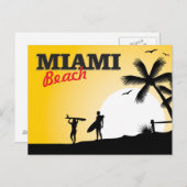 Miami Beach Briefkaart (Voorkant / Achterkant)