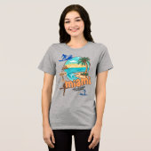 Miami Beach | Every Journey Is an Adventure Tee Tri-Blend Shirt (Voorkant volledig)