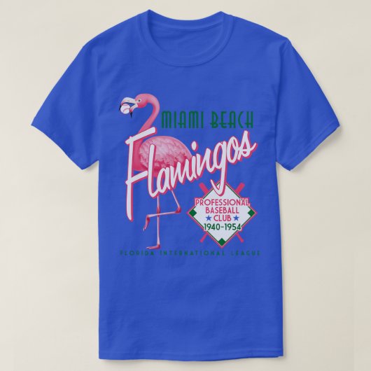 Miami Beach Flamingo's T-shirt (Design voorkant)