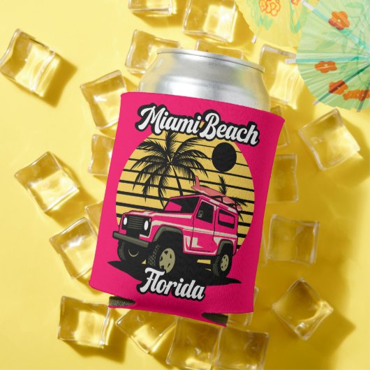 Miami Beach Florida Blikjeskoeler (Insitu Zomer)