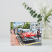 Miami Beach Florida Briefkaart (Staand voorkant)