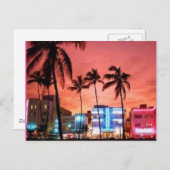 Miami Beach, Florida Briefkaart (Voorkant / Achterkant)