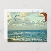 Miami Beach Florida Briefkaart (Voorkant / Achterkant)