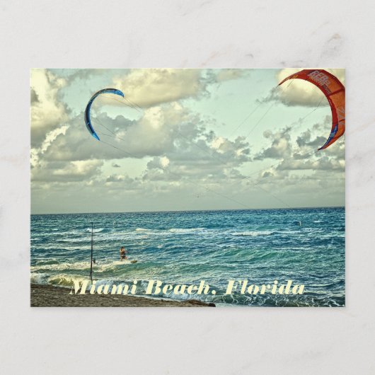 Miami Beach Florida Briefkaart (Voorkant)