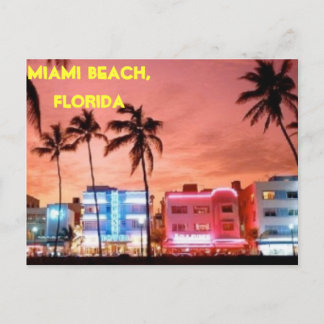 MIAMI BEACH FLORIDA BRIEFKAART