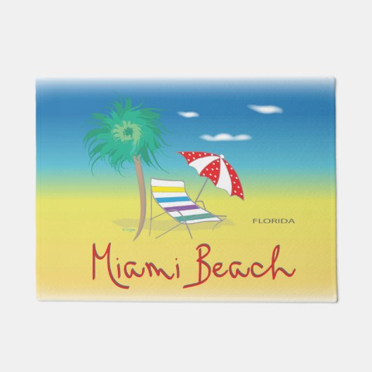 Miami Beach, Florida, Cool Deurmat (Voorkant)