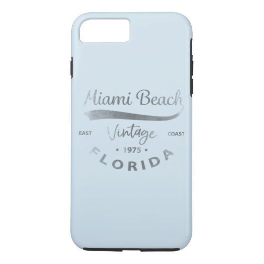 Miami Beach Florida Cool iPhone 7 Hoesje (Achterkant)