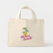 Miami Beach Florida Cool Sac fourre-tout graphique (Devant)