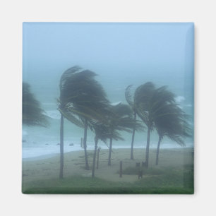 Miami Beach, Florida, orkaanwinden striemen Magneet