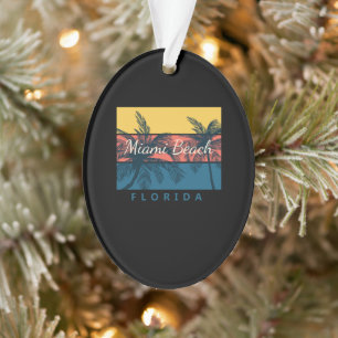 Miami Beach Florida Ornament