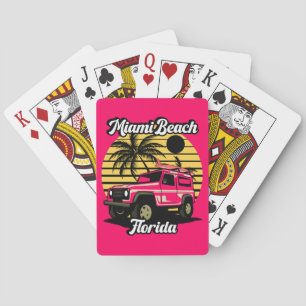  Miami Beach Florida Pokerkaarten