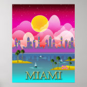 Miami Beach Florida Poster (Voorkant)