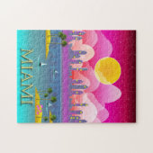 Miami Beach Florida Poster Puzzle (Horizontal)