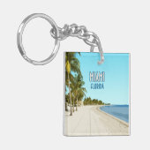 Miami Beach Florida  Sleutelhanger (Voorkant Links)