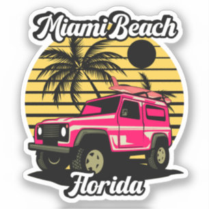 Miami Beach, Florida Sticker