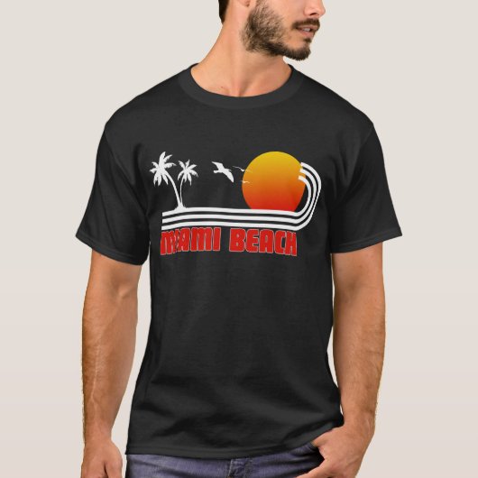 Miami Beach, Florida T-shirt (Voorkant)